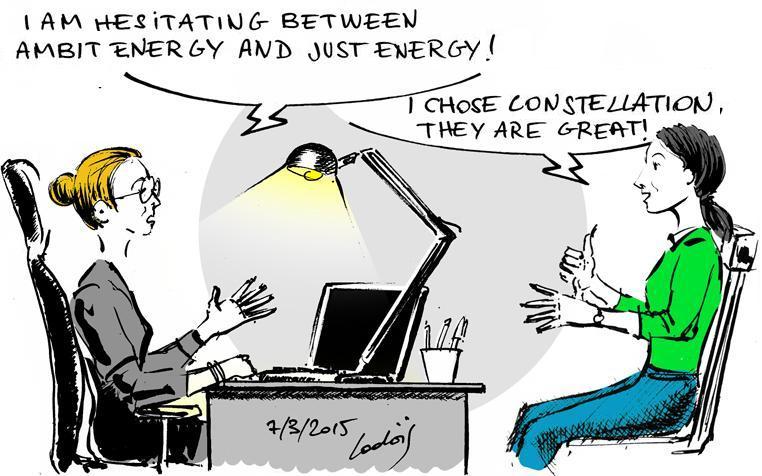 energy choice cartoon