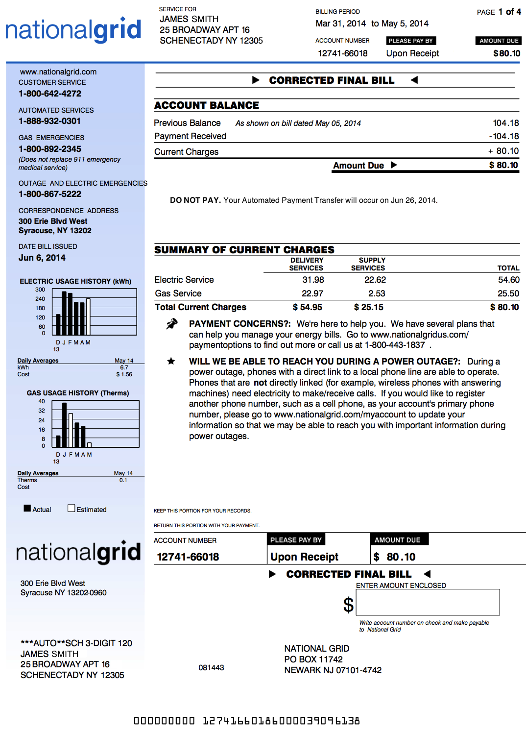 national grid gas