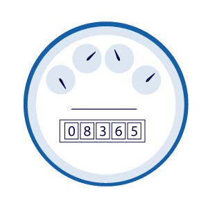 electric meter number location